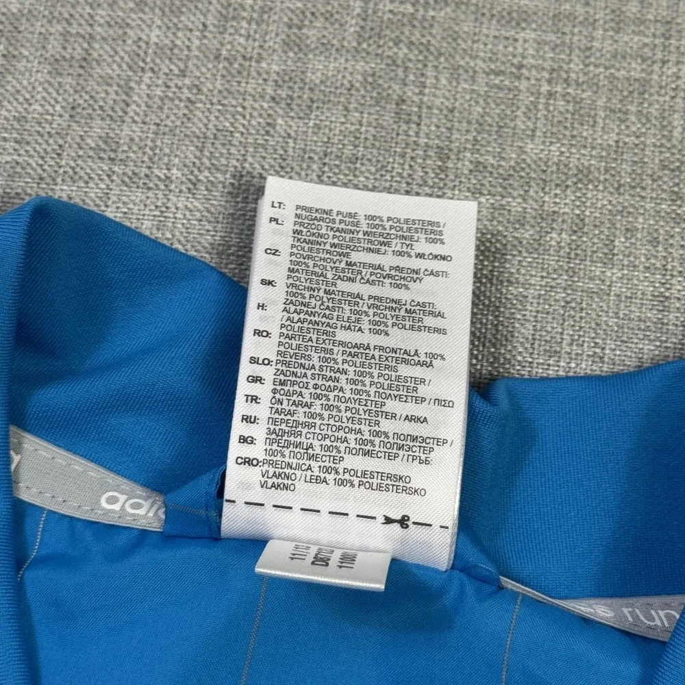 Adidas Boston Marathon 2014 Windbreaker Jacket Mens XL Blue Full Zip Lightweight